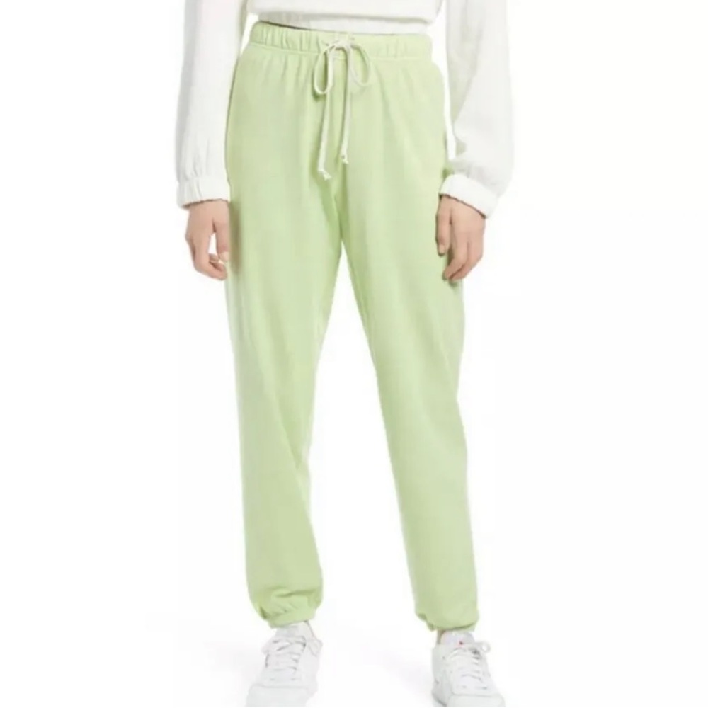 NWT Treasure & Bond Boyfriend Sweatpants in Green Mile